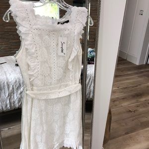 Lace mini dress